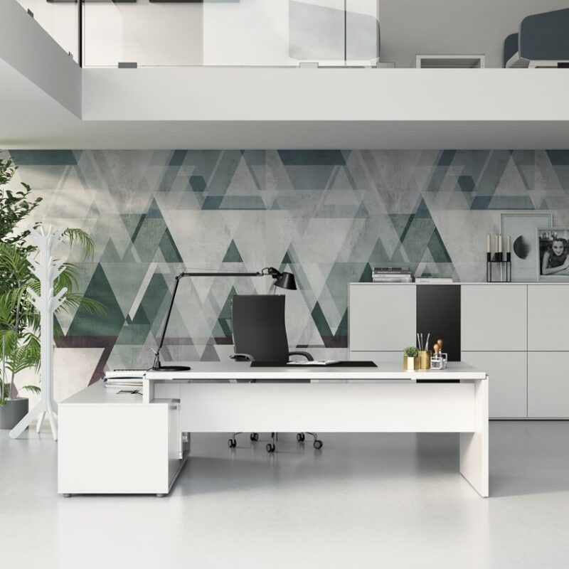 scrivania ufficio direzionale asset pannellata