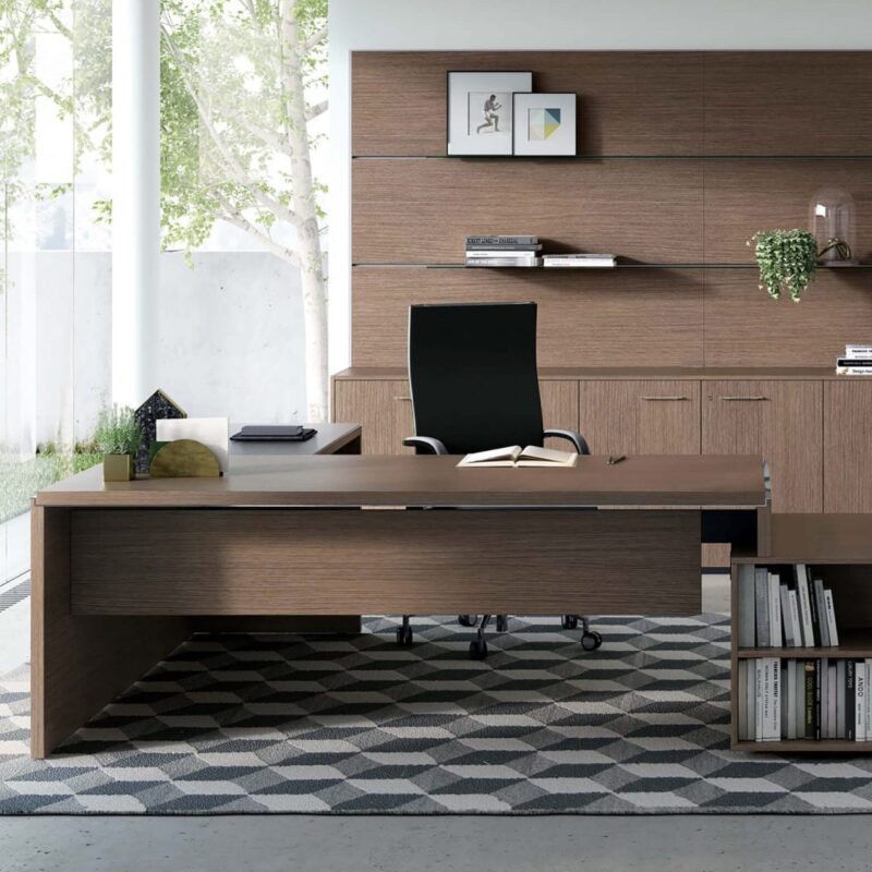 scrivania ufficio direzionaleasset pannellata